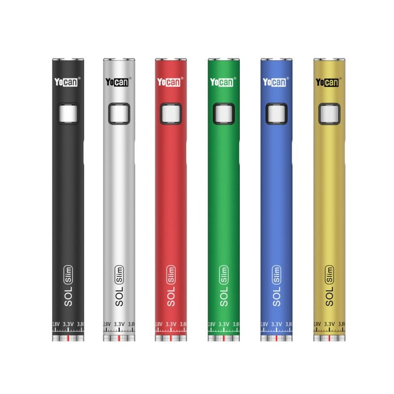 Yocan SOL Slim Dab Pen Battery Colors