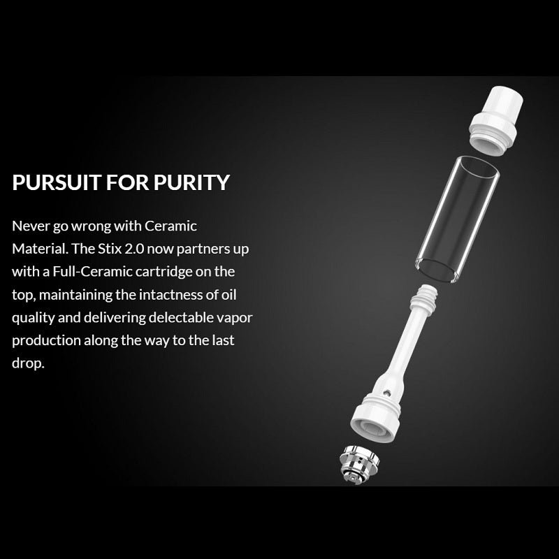 Yocan Stix 2.0 Vaporizer Pen purity