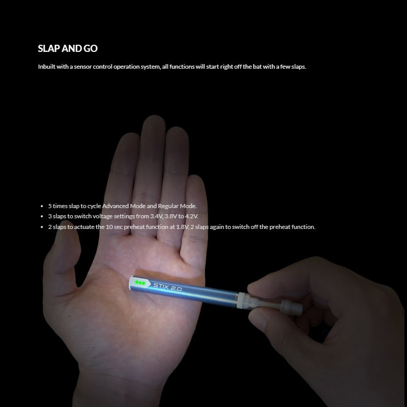 stix vape battery instructions Yocan STIX Kit 320mAh VV Battery with 0.6ml Independent Storage main image 0