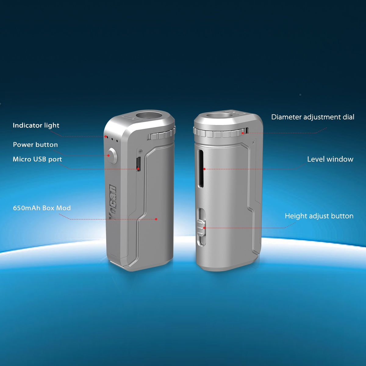 Yocan UNI Universal Vape Box Mod for Sale Yocan Vaporizer Yocan UNI Universal Vape Box Mod for Sale Yocan Vaporizer