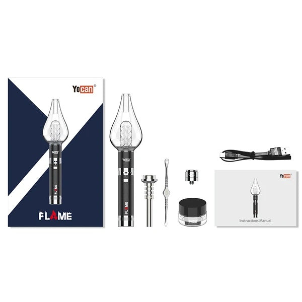 Yocan FLAME Multi-functional Nectar Collector Vaporizer - box contents
