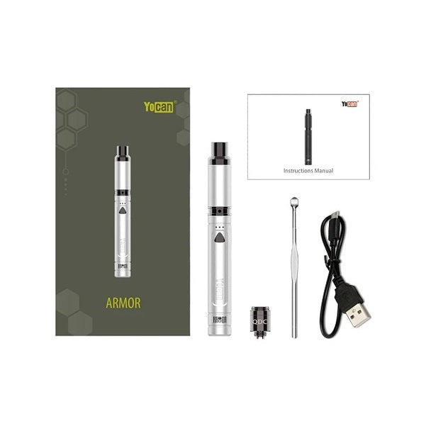 Yocan Armor Ultimate Portable Vaporizer Pen for Concentrate - box contents
